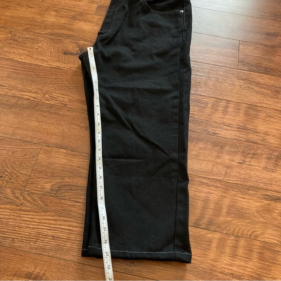 Black Levi’s 505 Jeans Denim Men’s 38x23 Pants Straight Leg - Picture 7 of 10